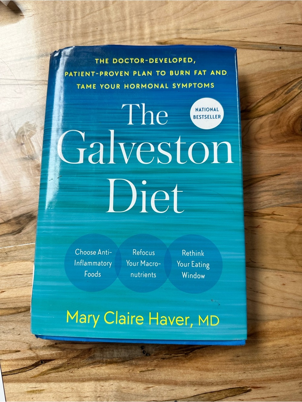 The Galveston Diet by Mary Claire Haver - Teal Hardcover